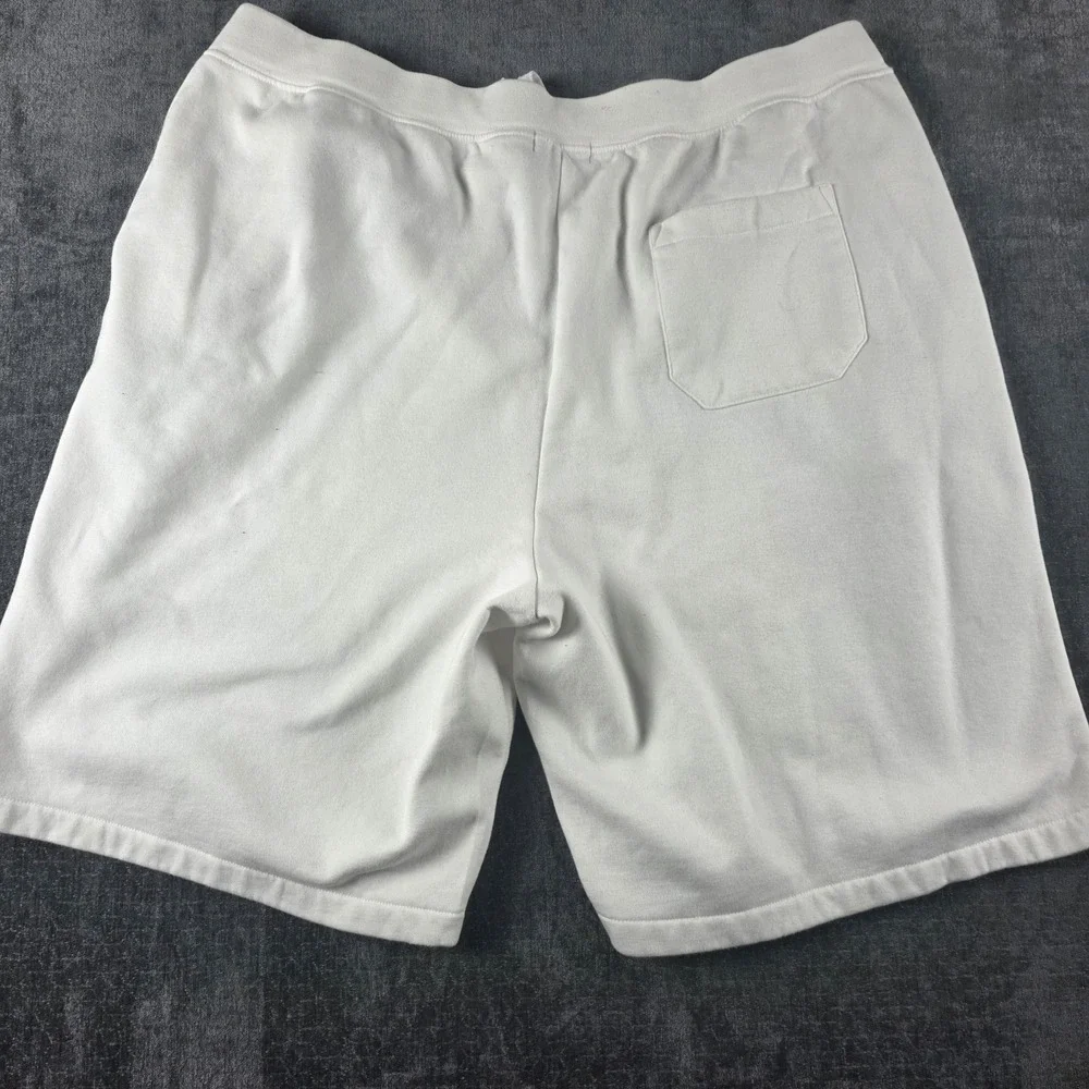 Polo Bear Ralph Lauren Sweat Shorts Mens 3XLT Tall White Nautical Prep Boat 11